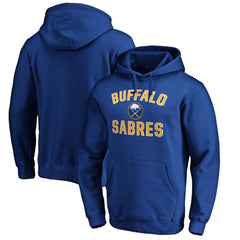 Buffalo Sabres Victory Arch Team Fitted Pullover Hoodie - Royal - NHL