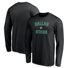 Dallas Stars Victory Arch Long Sleeve T-Shirt - Black - NHL