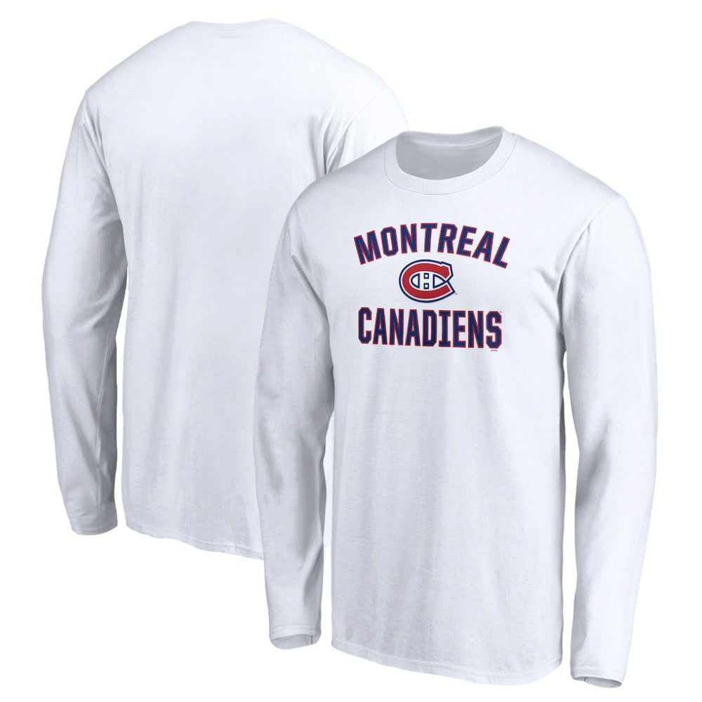 Montreal Canadiens Victory Arch Long Sleeve T-Shirt - White - NHL