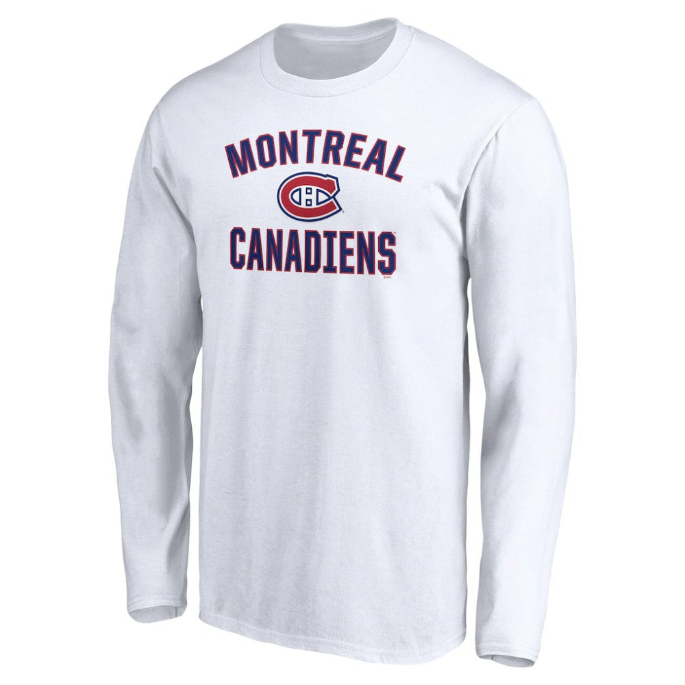 Montreal Canadiens Victory Arch Long Sleeve T-Shirt - White - NHL