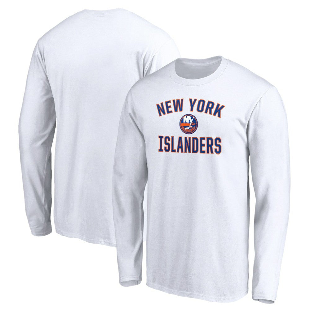 New York Islanders Victory Arch Long Sleeve T-Shirt - White - NHL