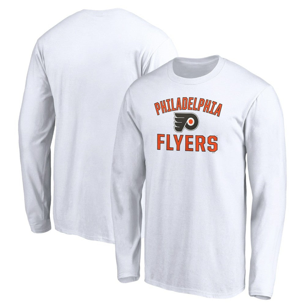 Philadelphia Flyers Victory Arch Long Sleeve T-Shirt - White - NHL
