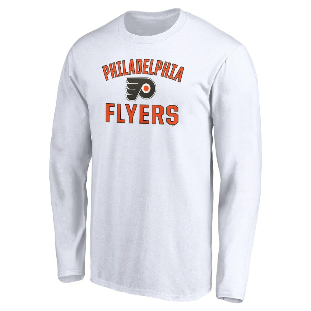 Philadelphia Flyers Victory Arch Long Sleeve T-Shirt - White - NHL