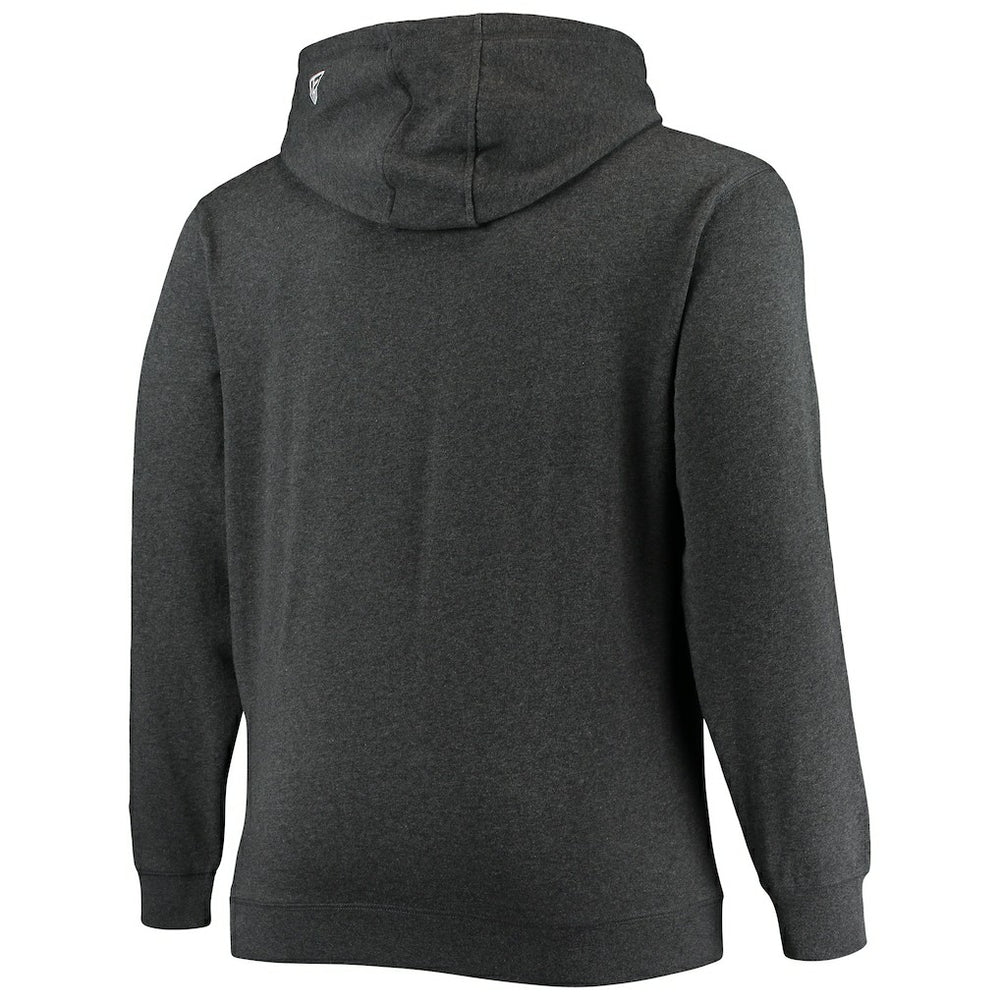 Cleveland Browns New Era Big & Tall Primary Logo Pullover Hoodie Charcoal | NFL