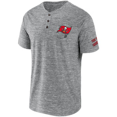 Tampa Bay Buccaneers NFL x Darius Rucker Collection Slub Henley T-Shirt Heathered Gray | Fanatics