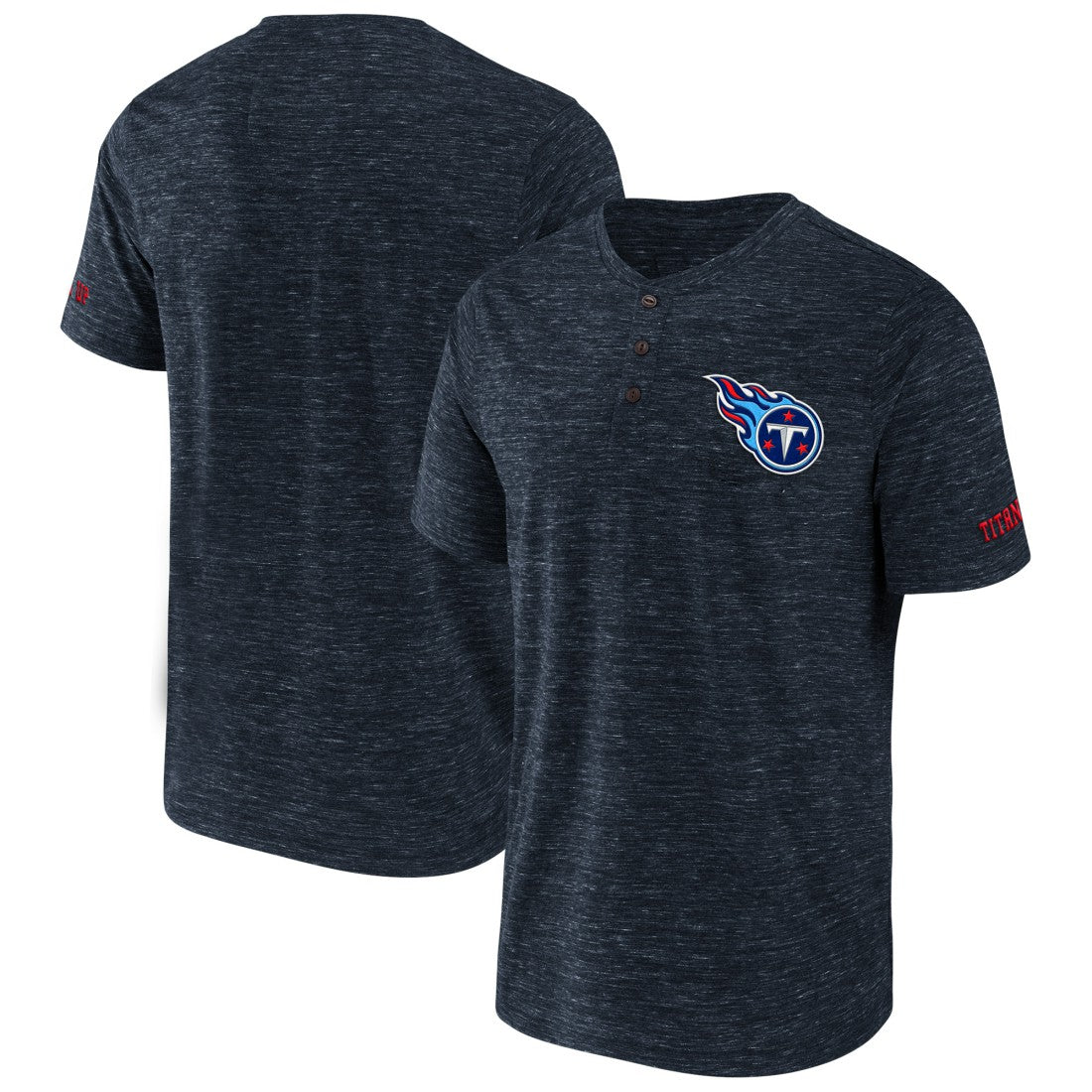Tennessee Titans NFL x Darius Rucker Collection Slub Henley T-Shirt Navy | Fanatics