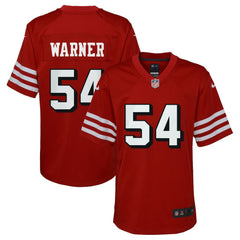 Fred Warner San Francisco 49ers Youth Game Jersey Scarlet | Nike for Sale