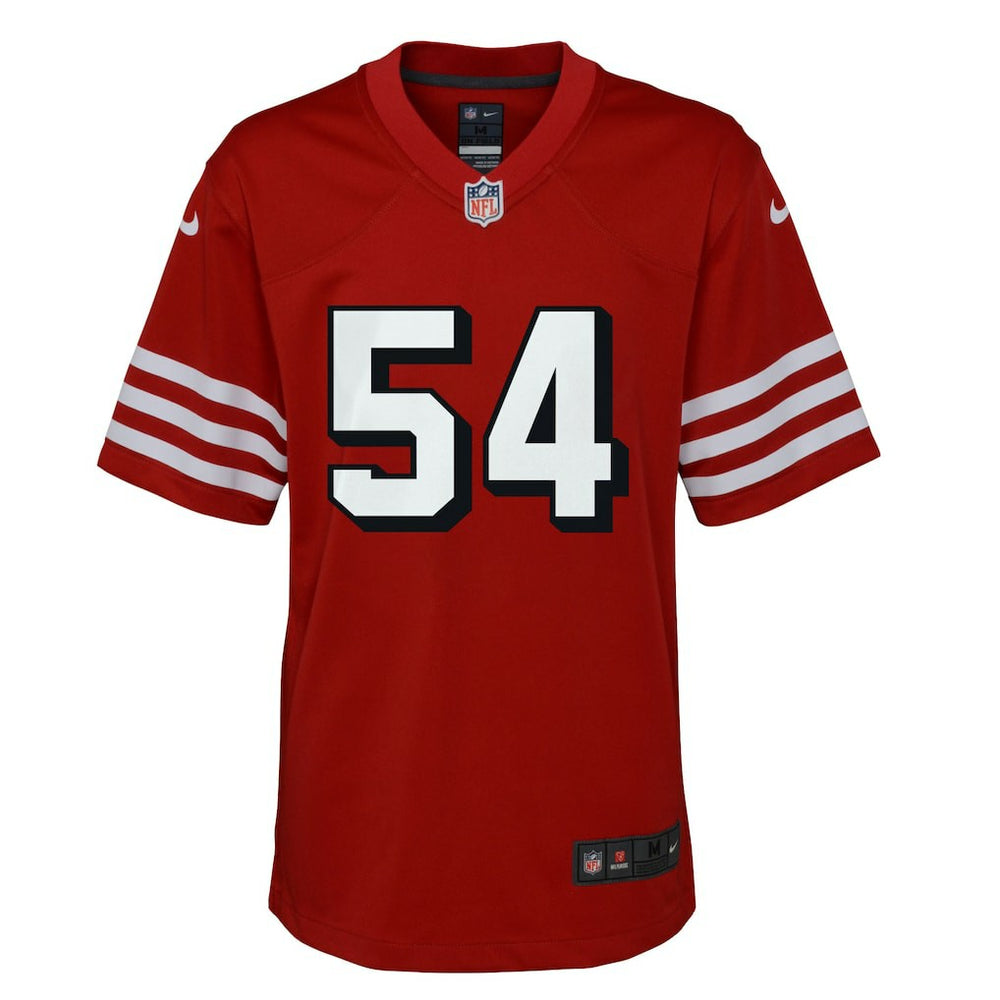 Fred Warner San Francisco 49ers Youth Game Jersey Scarlet | Nike for Sale