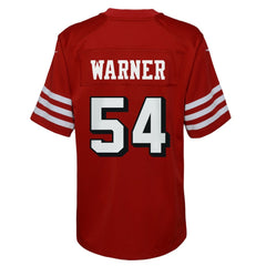 Fred Warner San Francisco 49ers Youth Game Jersey Scarlet | Nike for Sale