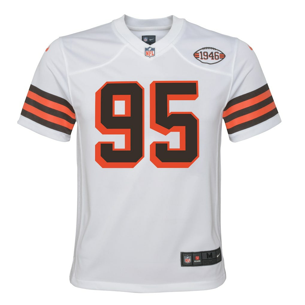 Myles Garrett Cleveland Browns Youth Game Jersey White | Nike for Sale