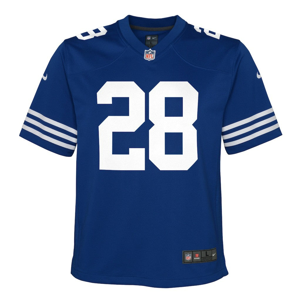 Jonathan Taylor Indianapolis Colts Youth Game Jersey Royal | Nike for Sale