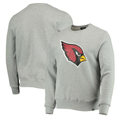 Arizona Cardinals '47 Imprint Headline Logo Pullover Sweatshirt Heathered Gray | 47 brand