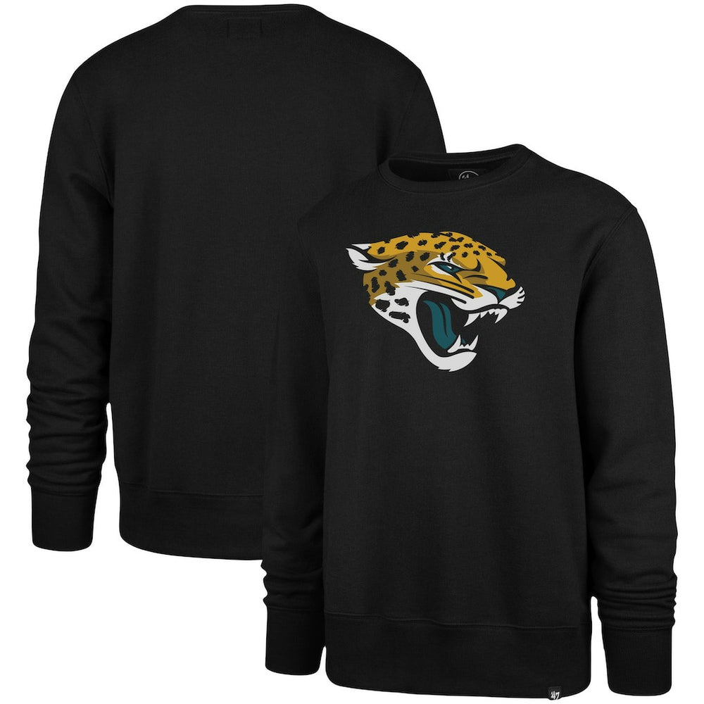 Jacksonville Jaguars '47 Imprint Headline Logo Pullover Sweatshirt Black | 47 brand