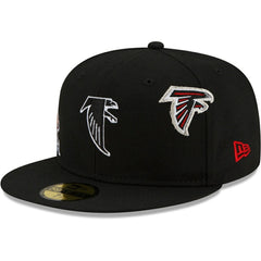 Atlanta Falcons New Era Just Don 59FIFTY Fitted Hat Black | NFL