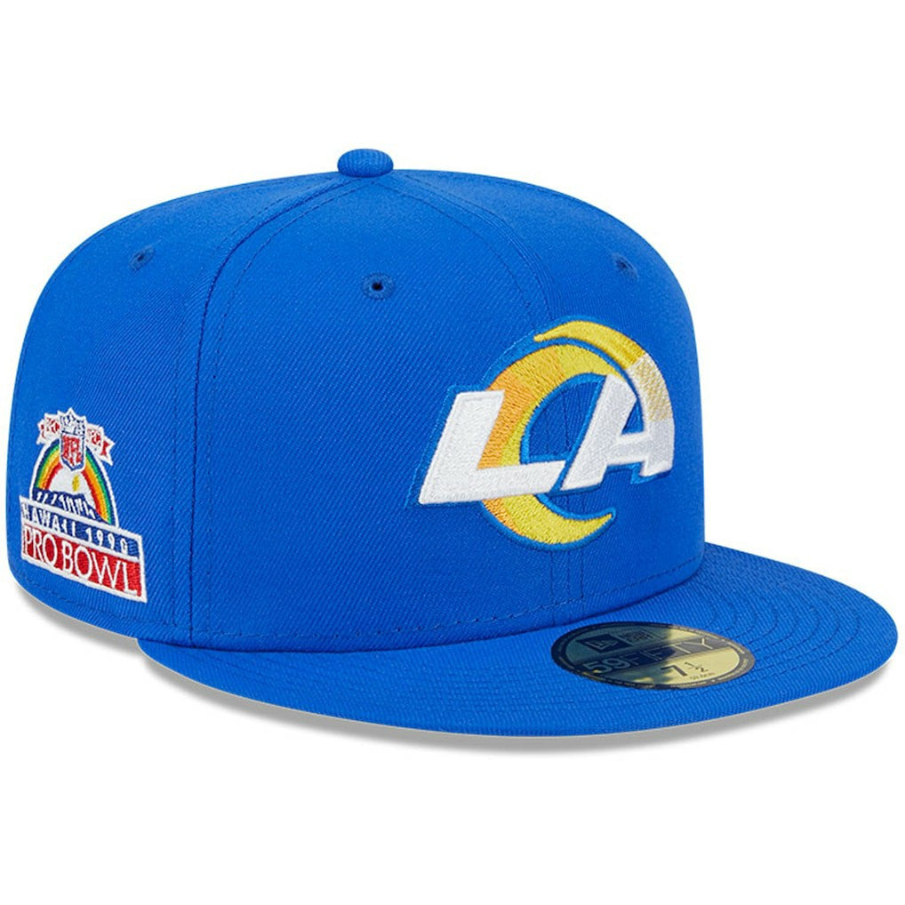 Los Angeles Rams New Era Patch Up 1990 Pro Bowl 59FIFTY Fitted Hat Royal | NFL