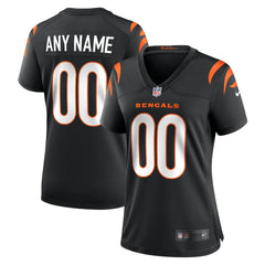 Cincinnati Bengals Women's Game Custom Jersey Black | Nike for Sale