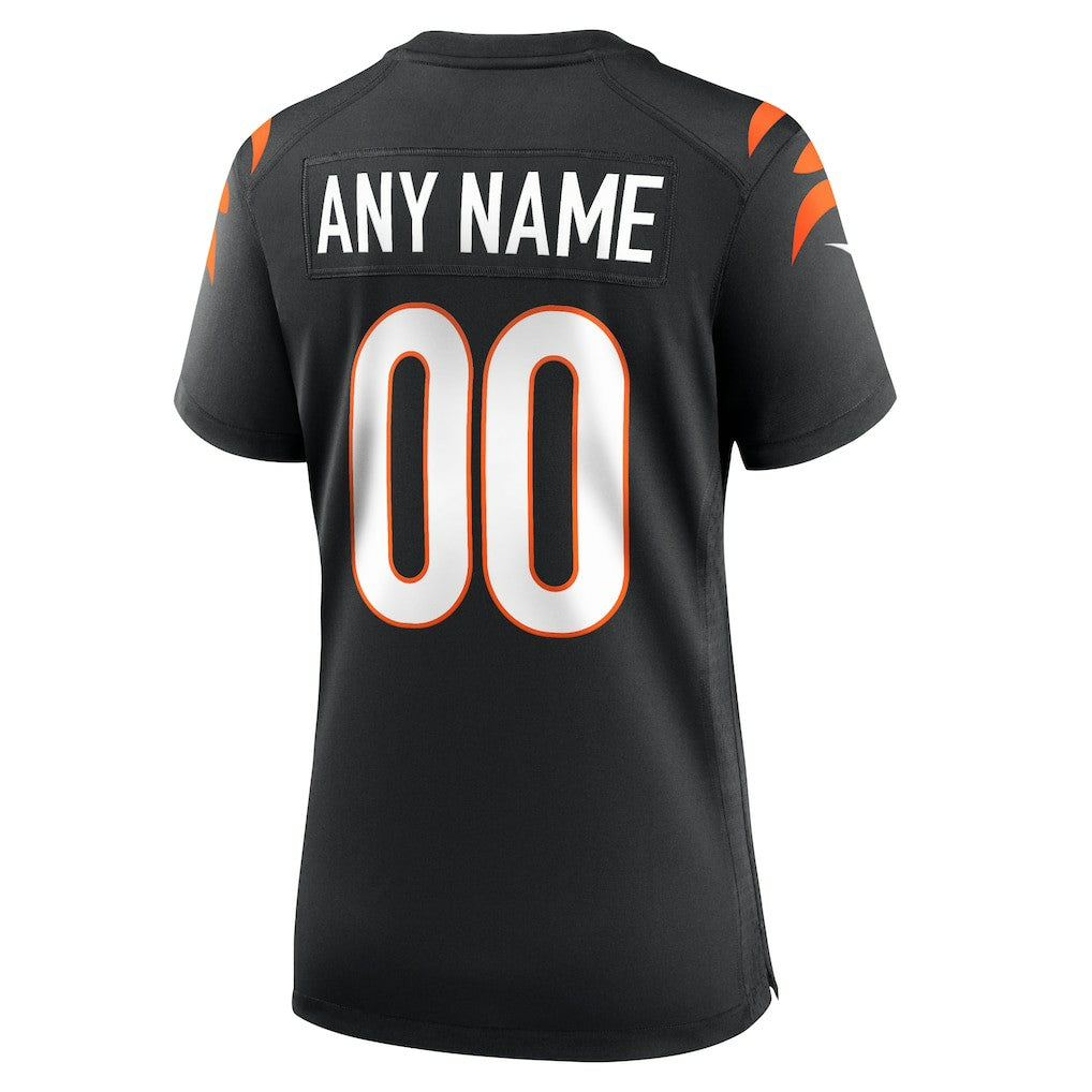 Cincinnati Bengals Women's Game Custom Jersey Black | Nike for Sale