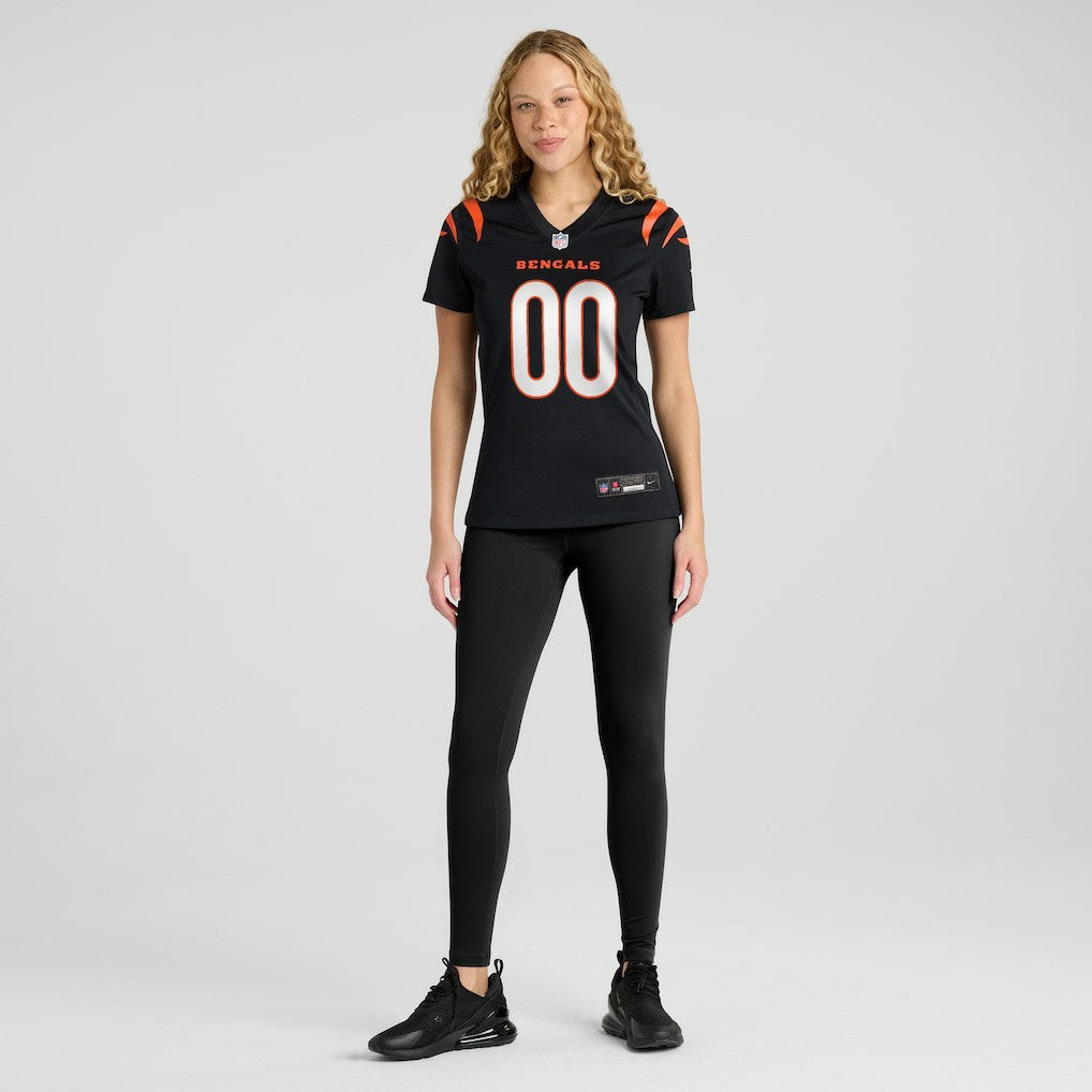 Cincinnati Bengals Women's Game Custom Jersey Black | Nike for Sale
