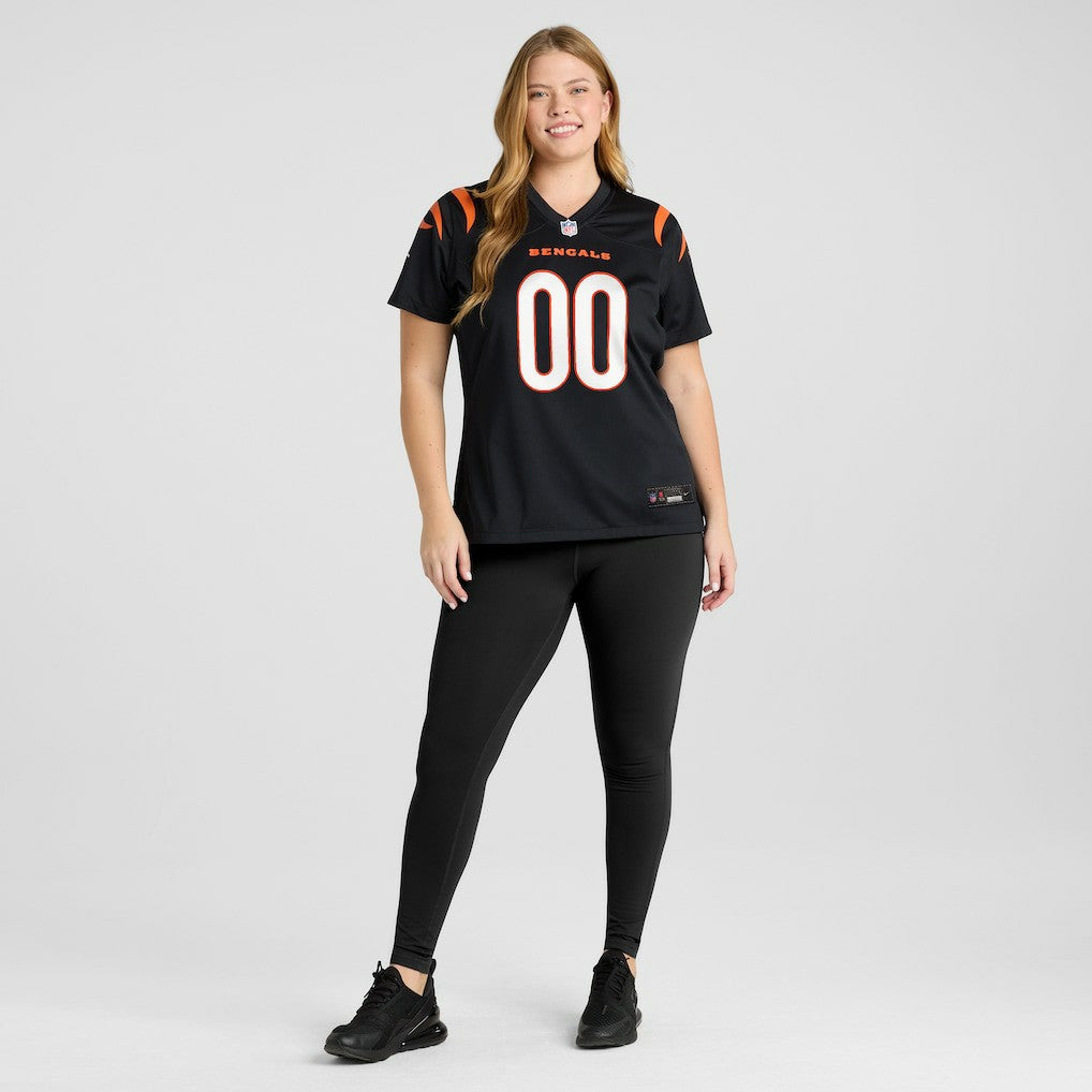 Cincinnati Bengals Women's Game Custom Jersey Black | Nike for Sale