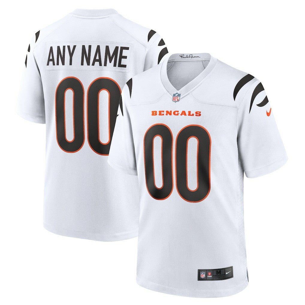Cincinnati Bengals Game Custom Jersey White | Nike for Sale