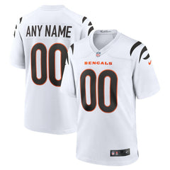 Cincinnati Bengals Game Custom Jersey White | Nike for Sale
