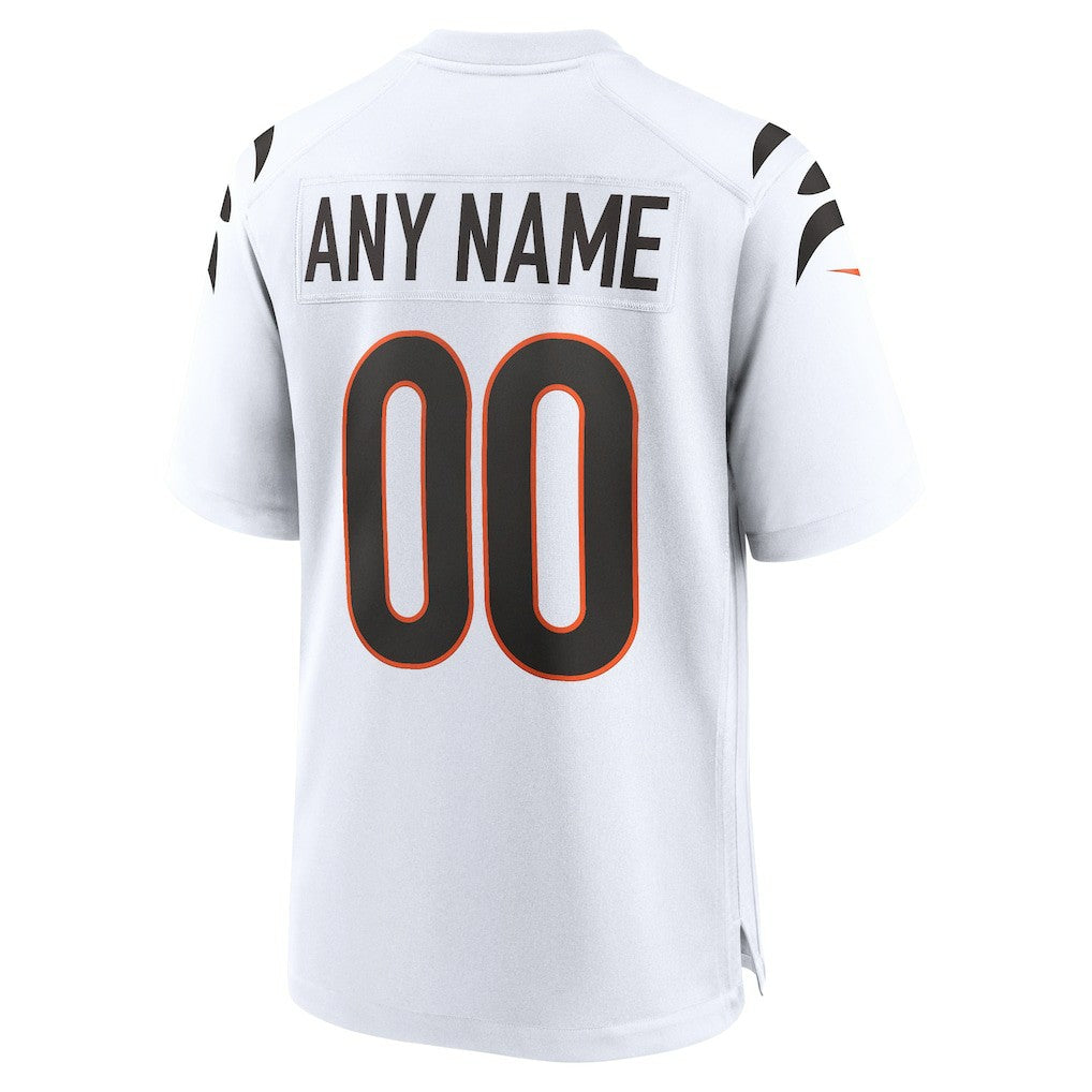 Cincinnati Bengals Game Custom Jersey White | Nike for Sale