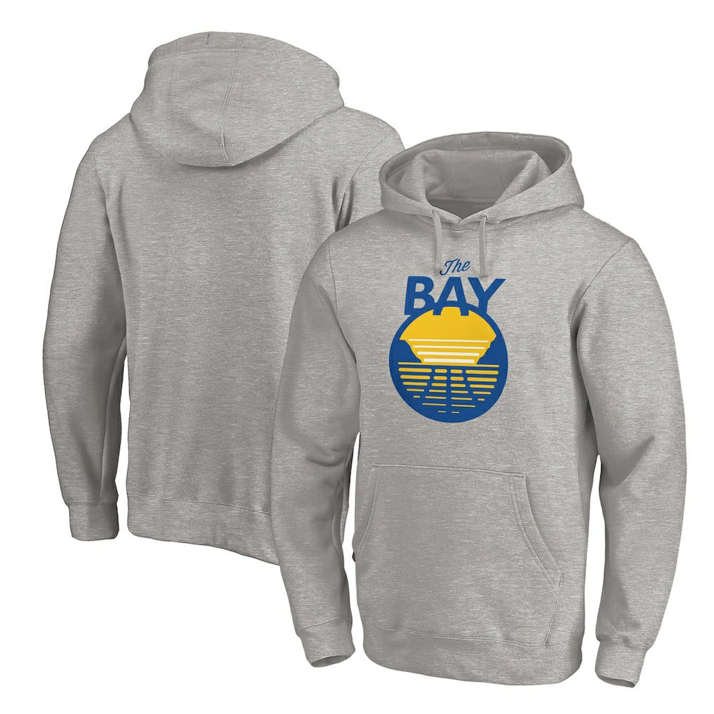 Golden State Warriors The Bay Logo Pullover Hoodie Heathered Gray - NBA