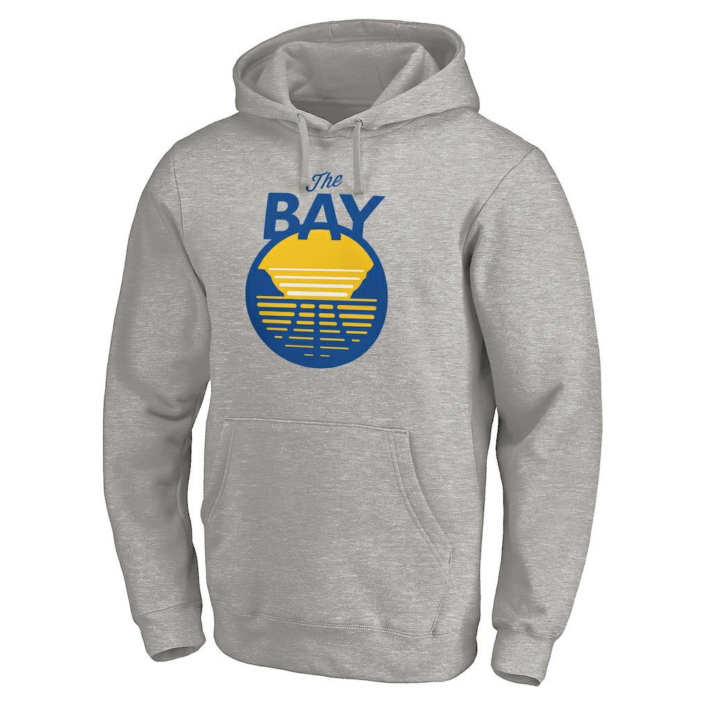 Golden State Warriors The Bay Logo Pullover Hoodie Heathered Gray - NBA