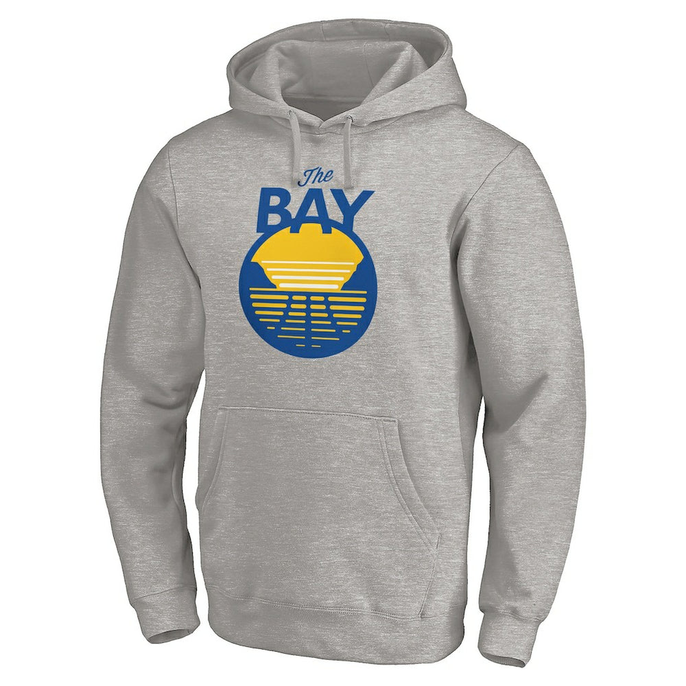 Golden State Warriors The Bay Logo Pullover Hoodie Heathered Gray - NBA