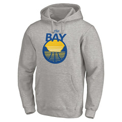 Golden State Warriors The Bay Logo Pullover Hoodie Heathered Gray - NBA