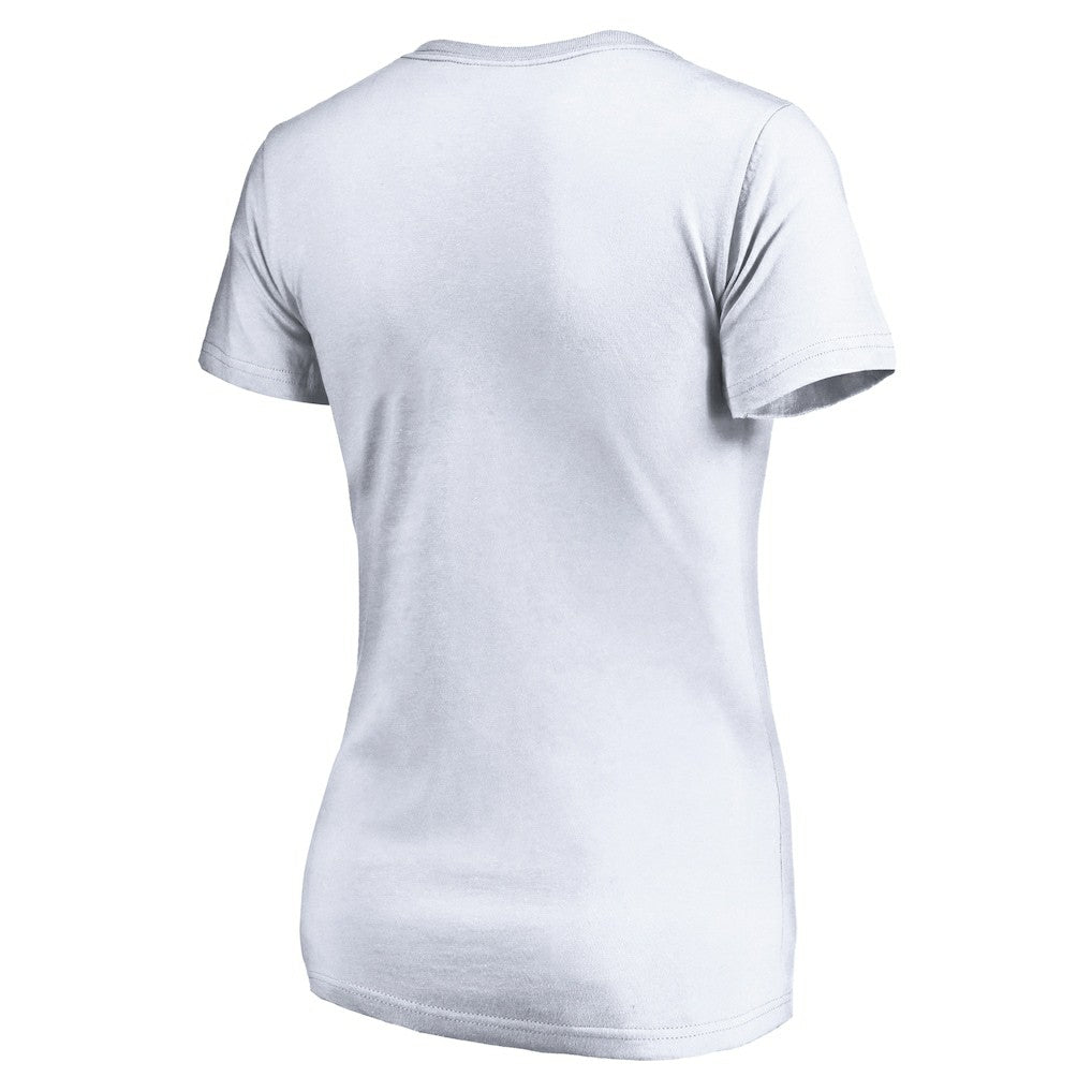 Golden State Warriors Women's The Bay Logo V-Neck T-Shirt White - NBA