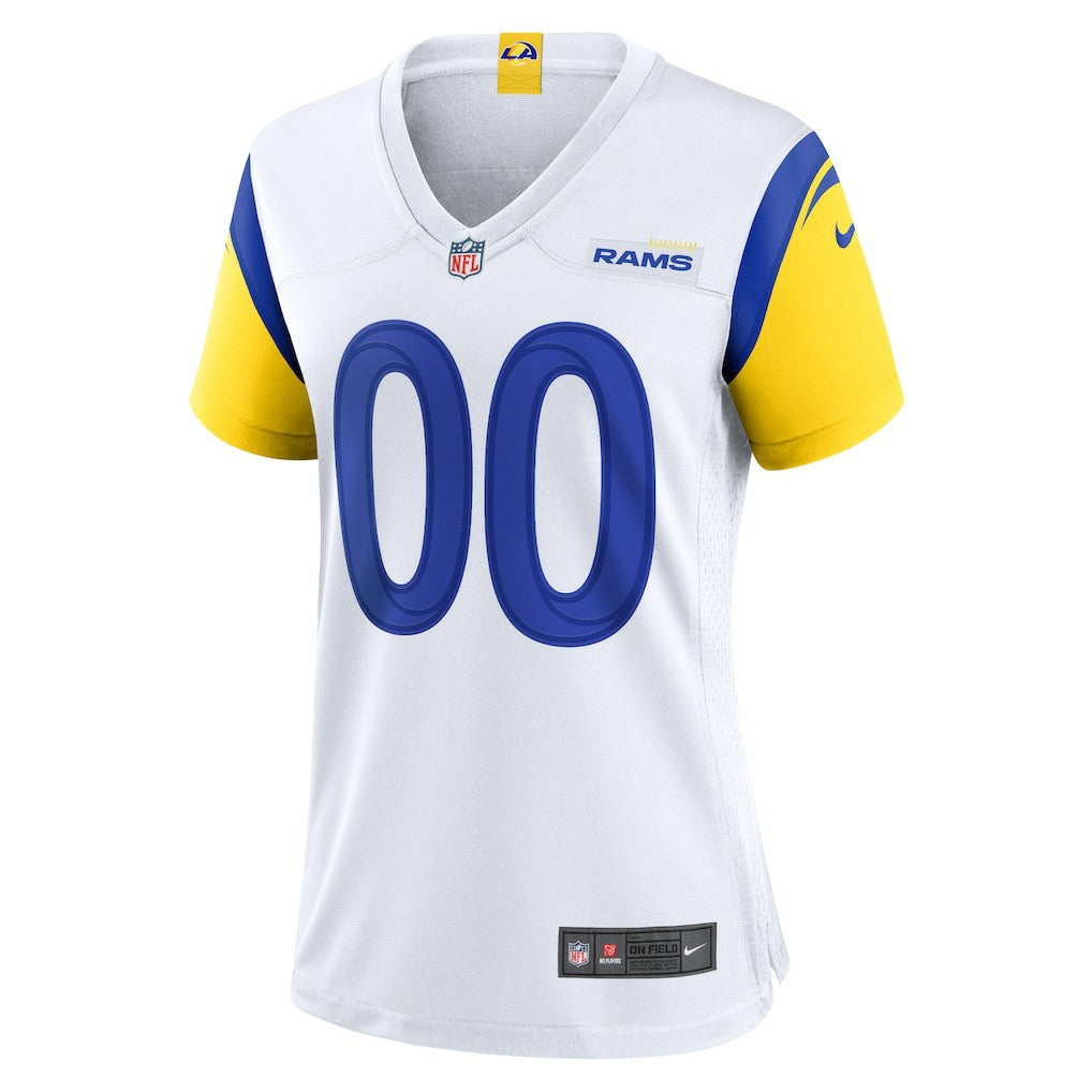 Los Angeles Rams Women's Alternate Custom Jersey White | Nike for Sale