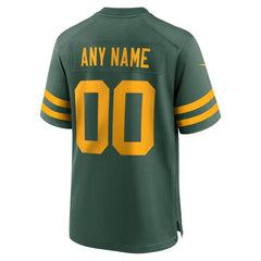 Green Bay Packers Alternate Custom Jersey Green | Nike for Sale