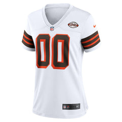 Cleveland Browns Women's 1946 Collection Alternate Custom Jersey White | Nike for Sale