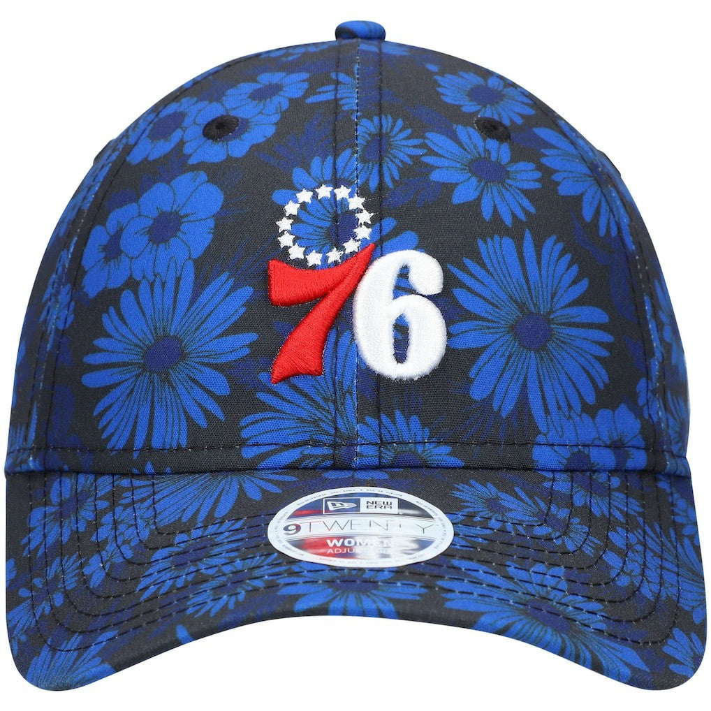 Philadelphia 76ers Women's Blossom 2.0 9TWENTY Adjustable Hat Royal - NBA