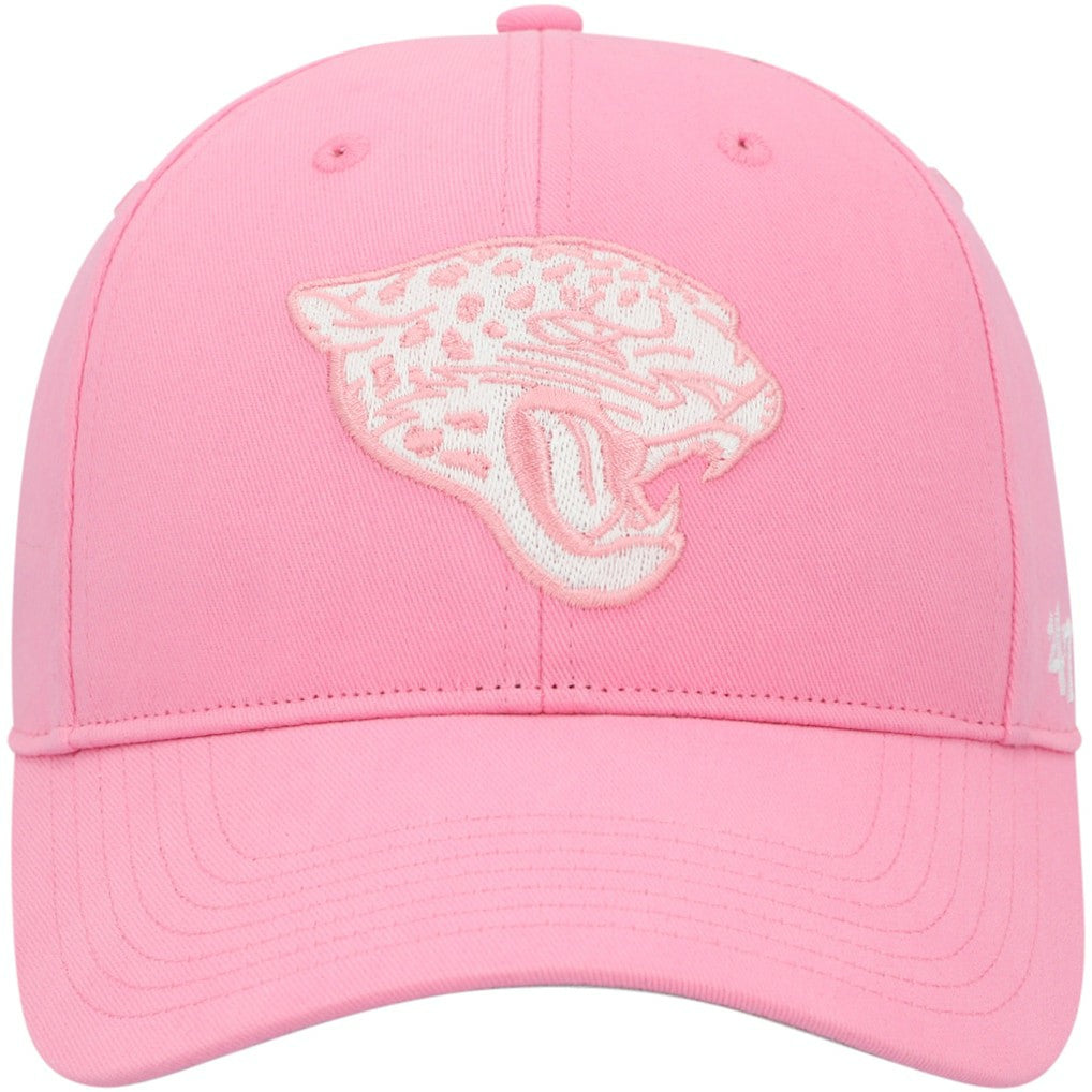 Jacksonville Jaguars '47 Girls Youth Rose MVP Adjustable Hat Pink | 47 brand