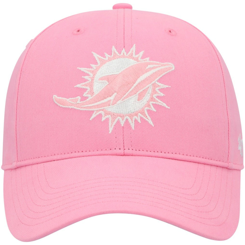 Miami Dolphins '47 Girls Youth Rose MVP Adjustable Hat Pink | 47 brand