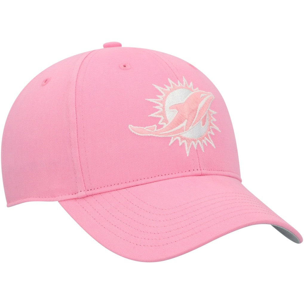 Miami Dolphins '47 Girls Youth Rose MVP Adjustable Hat Pink | 47 brand