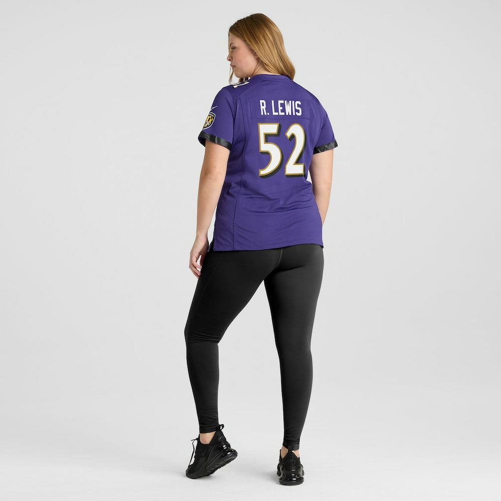 Ray Lewis Baltimore Ravens Women's Retired Player Jersey Purple | Nike for Sale