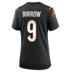 Joe Burrow Cincinnati Bengals Women's Player Game Jersey Black | Nike for Sale