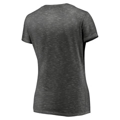 Tampa Bay Buccaneers Women's League Leader Space Dye V-Neck T-Shirt Charcoal | Fanatics