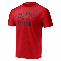 Cincinnati Reds Fanatics Primary Pill Space Dye T-Shirt - MLB