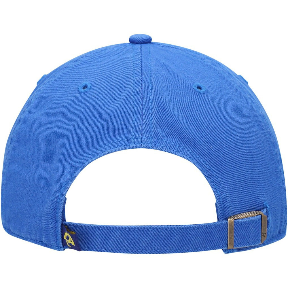 Los Angeles Rams '47 Clean Up Primary LA Adjustable Hat Royal | 47 brand
