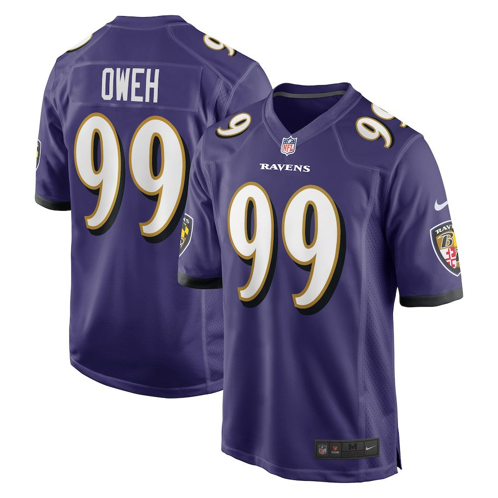 Odafe Oweh Baltimore Ravens Game Jersey Purple | Nike for Sale