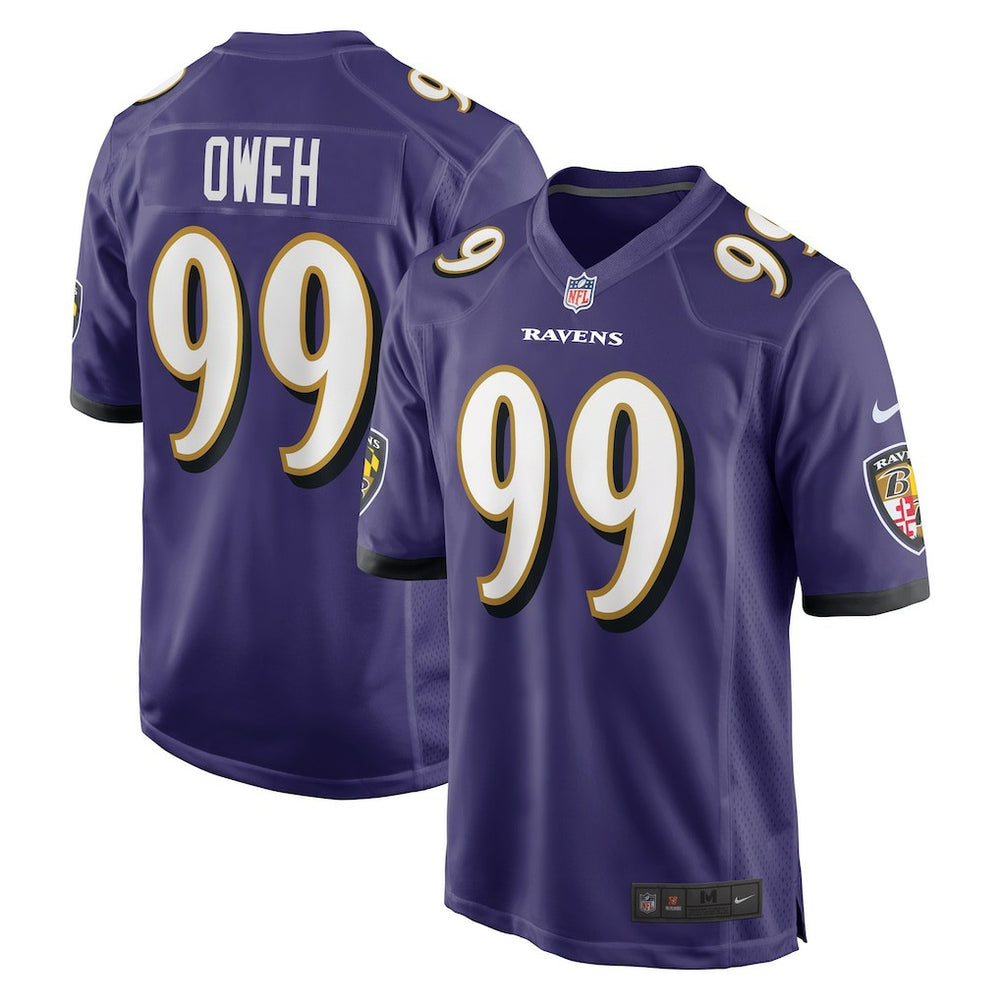 Odafe Oweh Baltimore Ravens Game Jersey Purple | Nike for Sale