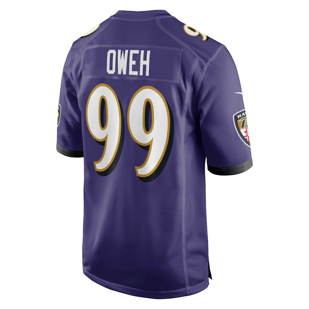 Odafe Oweh Baltimore Ravens Game Jersey Purple | Nike for Sale