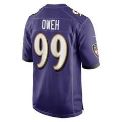 Odafe Oweh Baltimore Ravens Game Jersey Purple | Nike for Sale