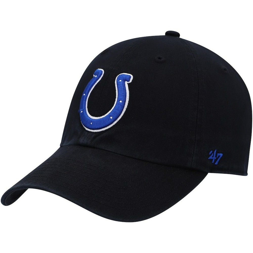 Indianapolis Colts '47 Clean Up Alternate Adjustable Hat Black | 47 brand