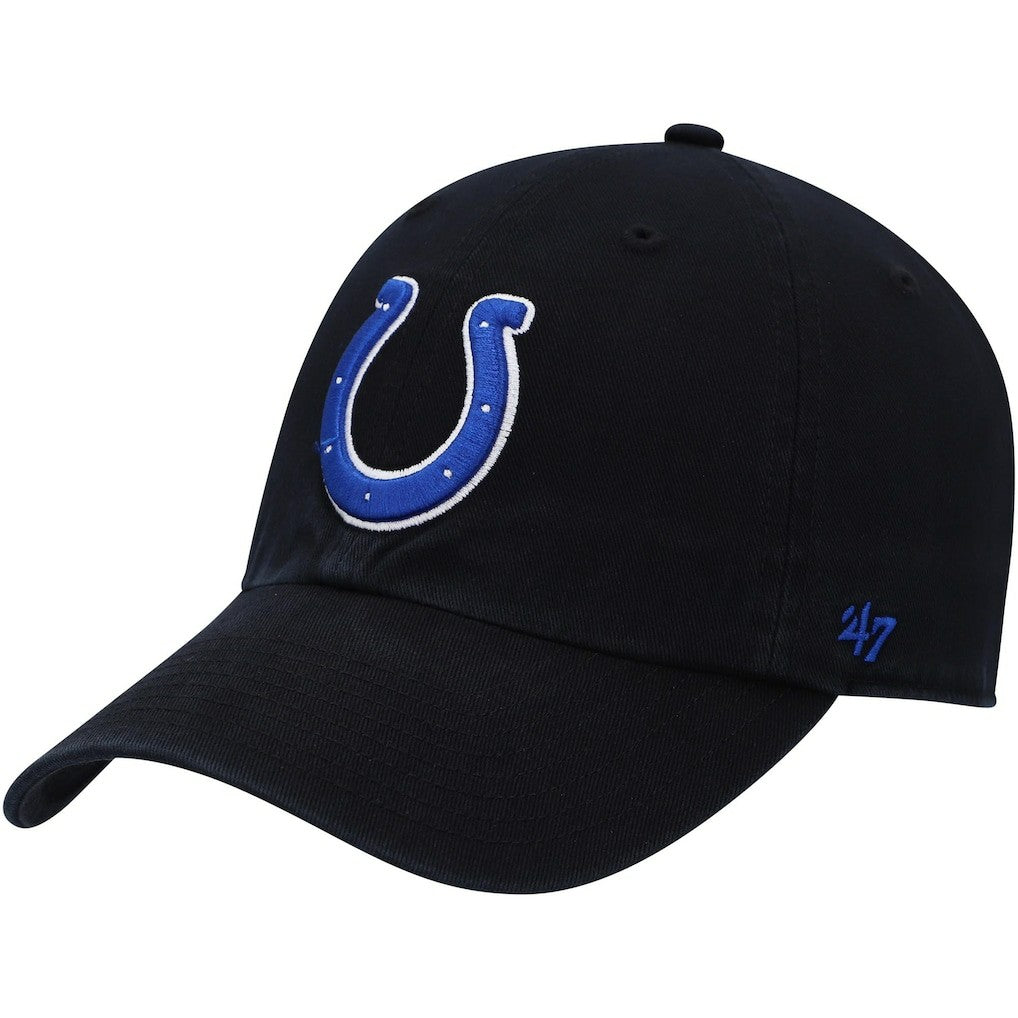Indianapolis Colts '47 Clean Up Alternate Adjustable Hat Black | 47 brand