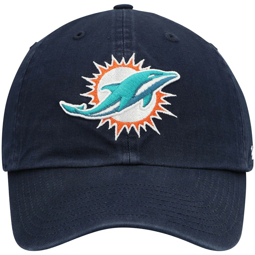 Miami Dolphins '47 Clean Up Alternate Adjustable Hat Navy | 47 brand